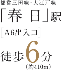 都営三田線「春日」駅より「大手町」駅へ